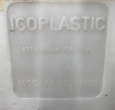 Pallet o bancali in plastica per uso alimentare usati, marca Jcoplastic - Foto 6