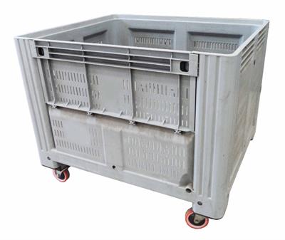 Cassoni bins carrelli con ruote e anta apribile