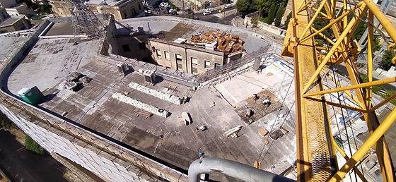 Noleggio mensile di 500 mq di impalcatura
