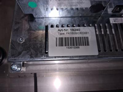 Bilancia computerizzata filo pavimento in inox usata, marca Coop - Foto 5