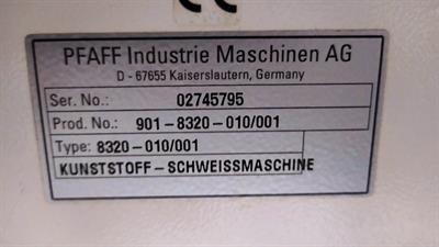 Termosaldatrice PFAFF 8320 (NUOVA), tipo PVC, mai usata - Foto 2