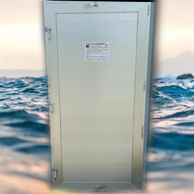 Porta antialluvione a tenuta idraulica