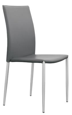 Sedia Metallo in Ecopelle
