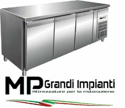 Tavolo refrigerato pasticceria 3 Porte - Dim. cm 201x80x85h