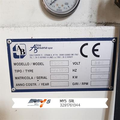 Pressa vulcanizzatrice manuale ATOS BESANA PVM 350 CE - Foto 2