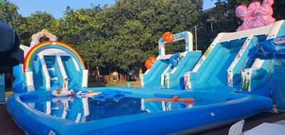 PARCO ACQUATICO GONFIABILE MULTISCIVOLI