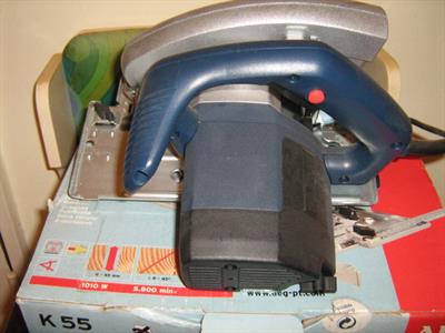 Sega circolare AEG K55, mai usata - Foto 3