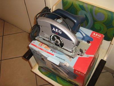 Sega circolare AEG K55, mai usata - Foto 2