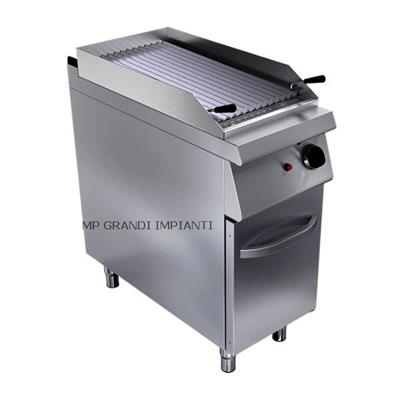 Griglia pietra lavica a gas dimensioni cm 40x73x90h