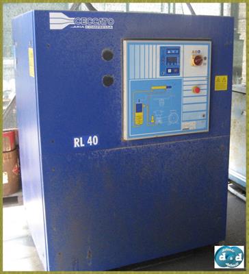 COMPRESSORE SILENZIATO A VITE MARCA CECCATO USATO E056, modello RL - Foto 2