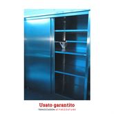 Foto 2 Armadio neutro verticale con 2 porte scorrevoli - acciaio in