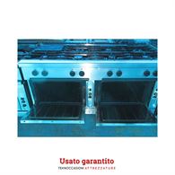 Cucina a gas Zanussi 8 fuochi 2 forni