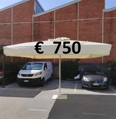Ombrellone alluminio professionale 4x4 € 750