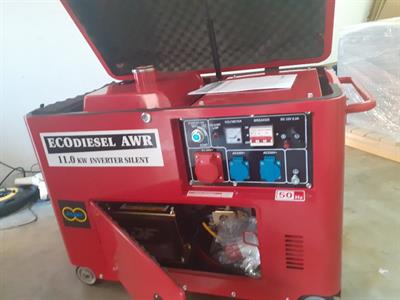 Gruppo elettrogeno diesel 11 kw nuovo supersilent