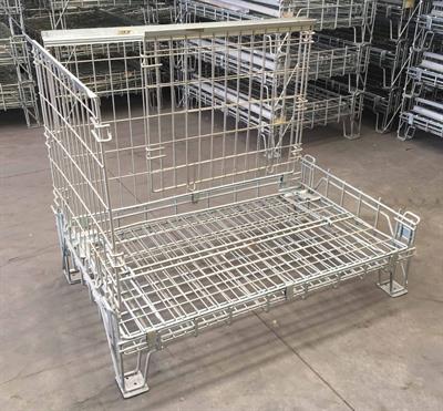 Ceste in filo metallico richiudibili, modello ha, in legno - Foto 6