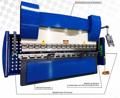 Piegatrice idraulica linea blu 3000 x 130 ton