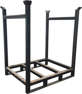 Pedane pallet in acciaio con sponde