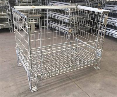 Ceste in filo metallico richiudibili, modello ha, in legno - Foto 2