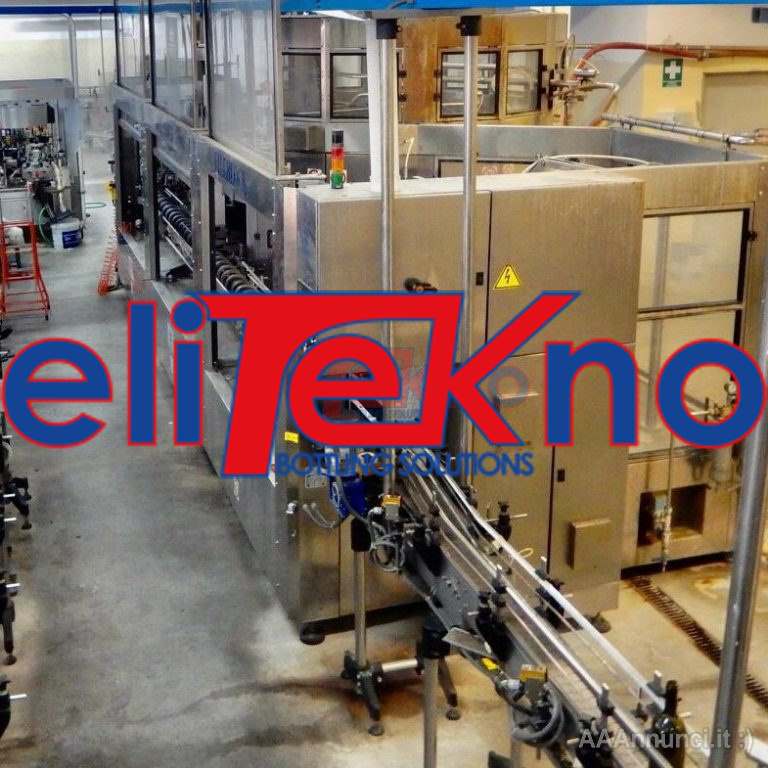 Linea di imbottigliamento usata MBF isobarica, mod. DEPAK
