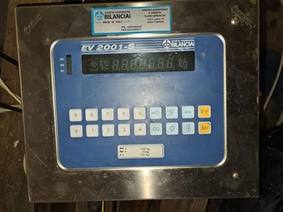Bilancia computerizzata filo pavimento in inox usata, marca Coop - Foto 4