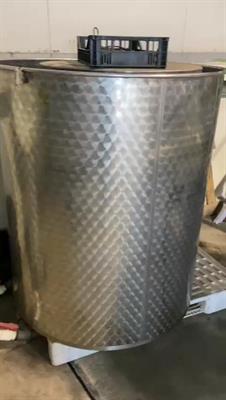 2 cisterne silos in acciaio 1000 litri